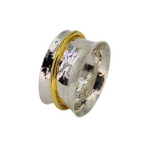 Χειροποίητο spinner δαχτυλίδι ασήμι 925