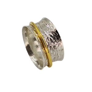Χειροποίητο spinner δαχτυλίδι ασήμι 925